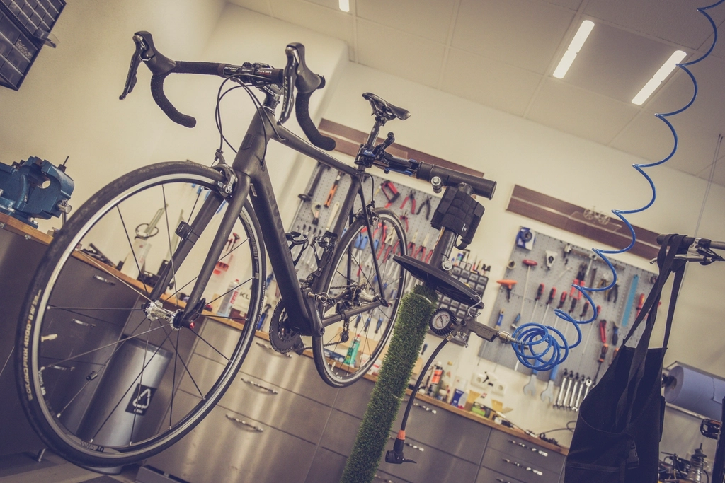 Fahrradwerkstatt – Impression aus dem FairSchlafen Boutique Hotel